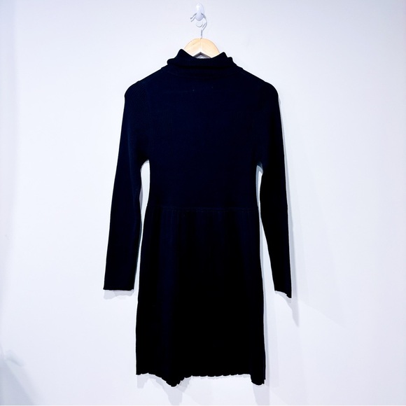 ADRIANNA PAPELL Black turtleneck knit dress | Classic chic * - Picture 8 of 8